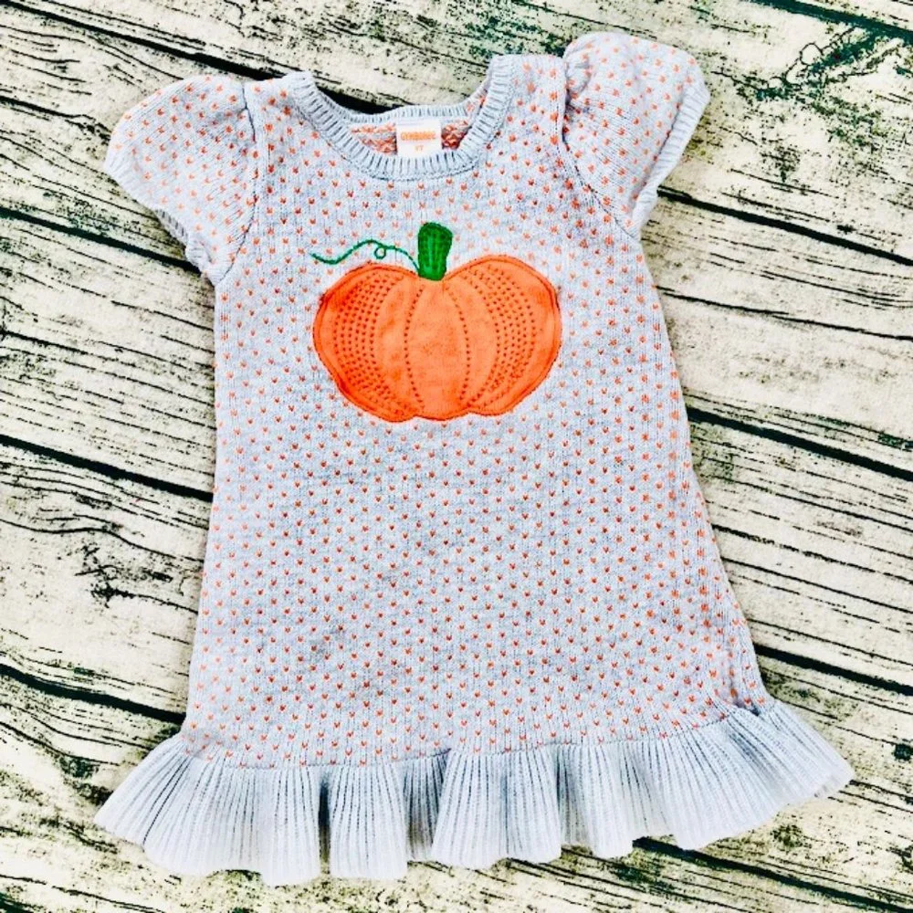 🎁 HOST PICK💘Pumpkin Toddler Girls Cute Sweater Dress_2T